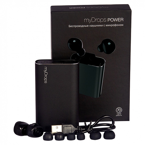 Беспроводные наушники с микрофоном MYDROPS POWER